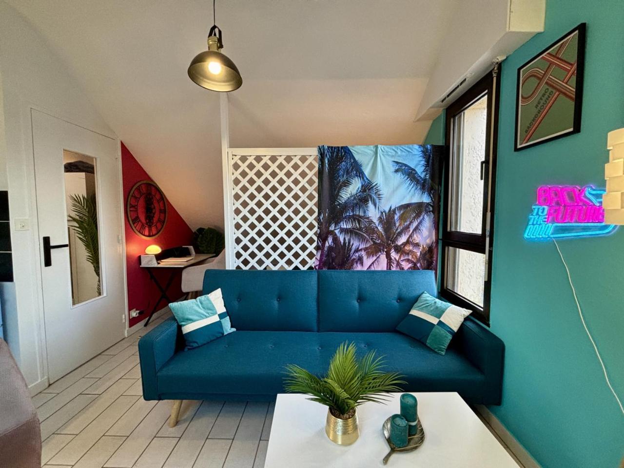 -Tropical Studio- Paisible Parking Wifi Lave-Linge Quimper Kültér fotó